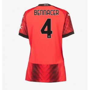 AC Milan Ismael Bennacer #4 Replika Hjemmebanetrøje Dame 2023-24 Kortærmet